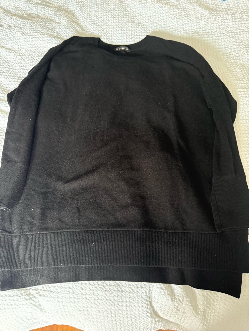 Athleta Black Crewneck Sweater